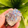 15g-100g Mini Taille Naturel Aura Cristal Cluster Pierre 1pc Feng Shui Décoration Pierres Brutes et Color : 1pc 56g-65g Co