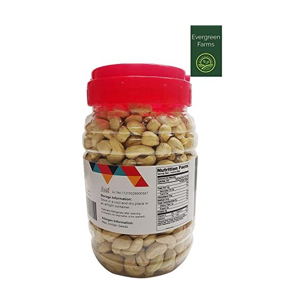 WONDERLAND FOODS Noix de cajou entières de qualité supérieure - 500 grammes_Emballage peut varier