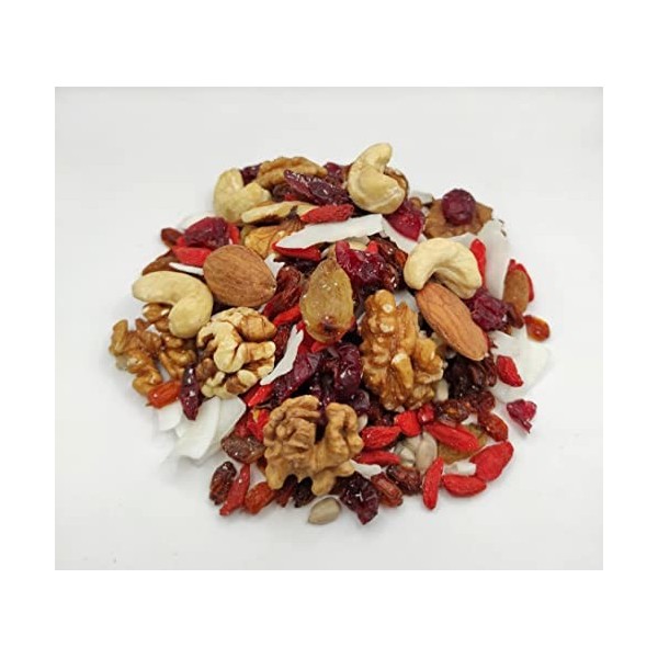 Mélange de Petit Déjeuner SuperFood Non Salé et Cru Noix et Baies Saines 950 grammes 