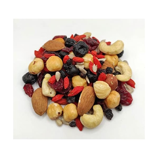 Mélange énergétique SuperFood Non Salé et Cru Noix et Baies Saines 950 grammes 