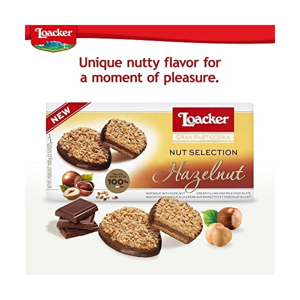 Loacker Gran Pasticceria Biscuits à la noisette 12 x 100 g
