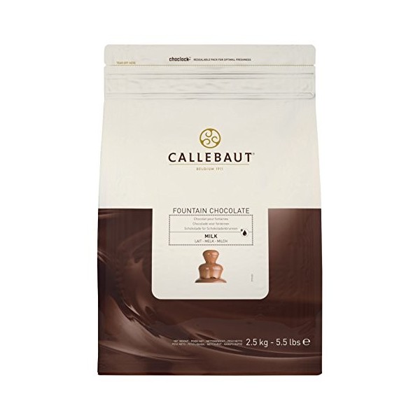 Callebaut Chocolat au lait Pour Fountains 2,5 kg