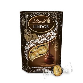 Lindt - Cornet LINDOR - Chocolat Noir 70% - Idéal pour Noël, 200g
