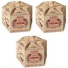 Sapori Fantasy Lot de 3 x assortiment de produits de boulangerie Spécialités de Noël italiennes 381 g