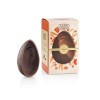 Venchi - Collection Pâques - Œuf en Chocolat Cremino Extra Noir, 450 g - Pâte de Noisettes du Piémont IGP et Gianduja - Avec 