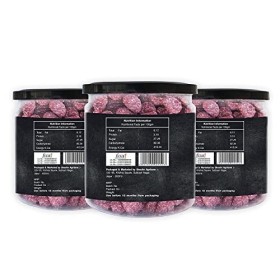 Herbs & Us | Tummy Pops Handmade Mouth Freshener Chatpata Anardana Goli Tasty & Digestive 300gm Jar X Pack of 3 | Pachak Ch