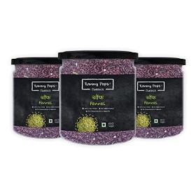 Herbs & Us | Tummy Pops | Sweet Saunf | 250gm Pack of 3 Jar | Mouth Freshener | Digestive Mukhwas | Fennel Seeds Sweet