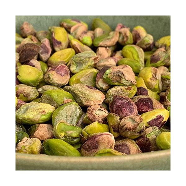NULTHY - Pistaches Grillées Biologiques - Décortiquées - Sans Sel - Fruits Secs Naturelles - Cultivées Biologiques- Sans Glut