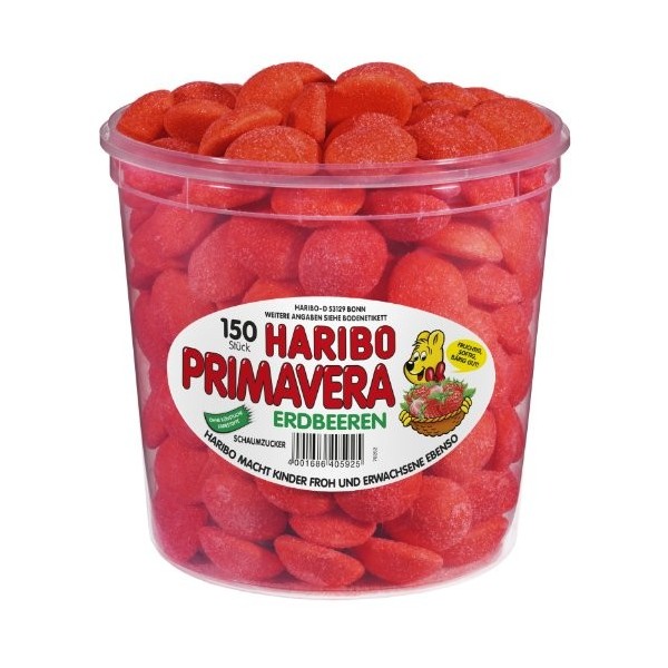 HARIBO - Fraizibus - Bonbons Dragéifiés Aromatisés aux Fruits Rouges - Sachet Vrac 2 kg