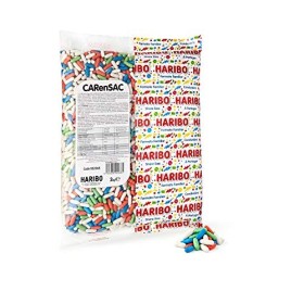 HARIBO - Car en Sac – Bonbons à la Réglisse – Sachet Vrac 2 kg