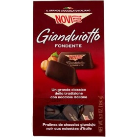 Novi Gianduiotto Lot de 10 chocolats à fondant au chocolat noir et noisette de Gianduia, sachet de 150 g + Polpa di Pomodoro 