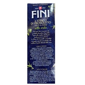 6x Fini Lo Stinco di Prosciutto tout patrimoine 100% Spécialité italienne cuisse de jambon aux herbes avec de la viande itali