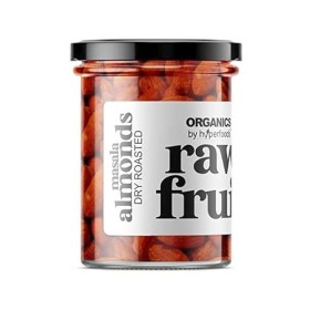 RawFruit by HyperFoods Amandes grillées fumées de qualité supérieure 500 g lot de 2 s en PET 