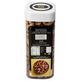 AALA Fruits secs Poivre noir rôti Épicé Masala Noix de cajou | Kaju 500 g