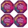 slamtech Quality Street Lot de 4 boîtes de bonbons au chocolat et au caramel de 650 g chacune