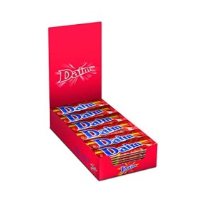 Daim - Barre de Chocolat au Lait et Éclats de Caramel - Pack de 36 barres 28 g 