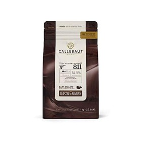 Callebaut 54,5% pépites de Chocolat Noir callets Lot de 3 x 1kg
