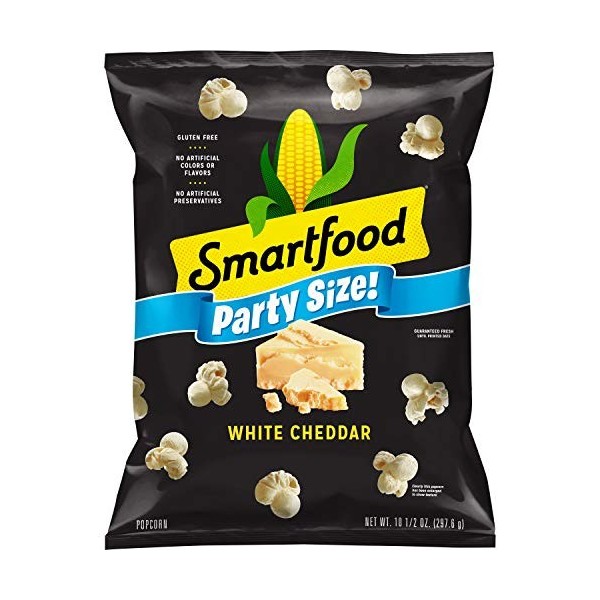 Smartfood White Cheddar Popcorn, Party Size, 9.75 oz Bag