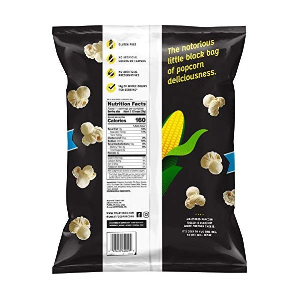 Smartfood White Cheddar Popcorn, Party Size, 9.75 oz Bag