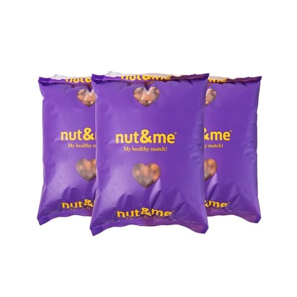 Amandes décortiquées PREMIUM 3 kg nut&me | Amandes naturelles | Crues pelées | Sans sel | Source de protéines | Haute teneur 