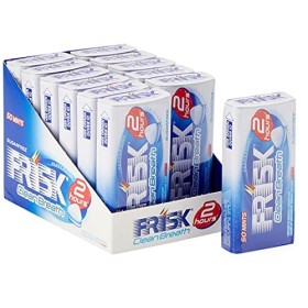 Frisk - Pastilles Menthe Forte - Mini Bonbon Maxi Rafraîchissant - Haleine Fraîche - Sans Sucres - 0.07Kg 12 Étuis de 40 Past