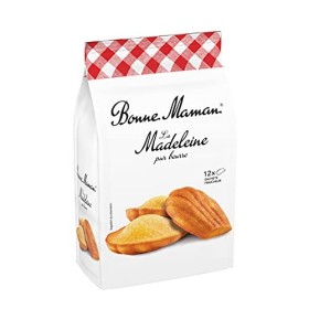 BONNE MAMAN Madeleines au Beurre Frais x 12 300 g - Pack de 8