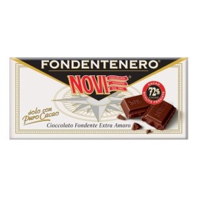Novi Lot de 24 boîtes de chocolat foncé intense 72 % cacao 100 g + Polpa di Pomodoro italien Gourmet Polpa di Pomodoro 400 g