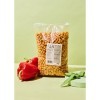 KoRo - Snack aux pois saveur poivron hongrois 1 kg - Petits pois croquants aux épices de paprika - Saveur fumée et épicée - A