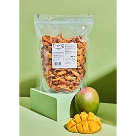 KoRo - Mangue soufflée bio 500 g - Sans sucre ajouté - Particulièrement croustillante - Aromatique-sucrée - 100% plaisir des 