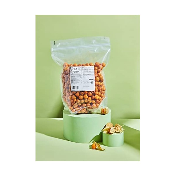 KoRo - Physalis soufflé bio 500 g - Sans sucre ajouté - Particulièrement croustillant - Agréablement acidulé - 100% plaisir d
