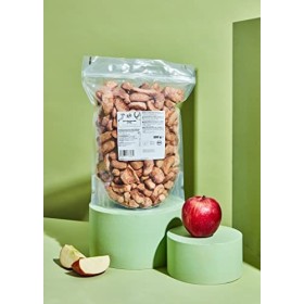 KoRo - Pomme soufflée biologique 500 g - Sans sucre ajouté - Particulièrement croquante - Aromatique-fruité - 100% plaisir de