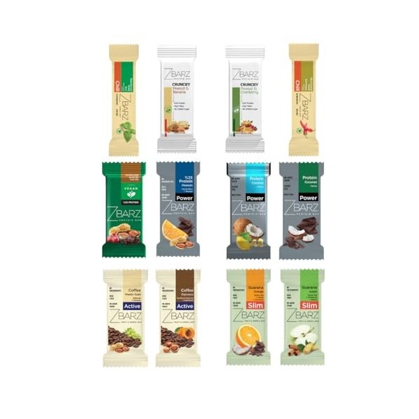 Barre énergétique Zbarz Sport à base de fruits et de noix pour un usage quotidien, vélo, randonnée - végétalien, sans sucre a