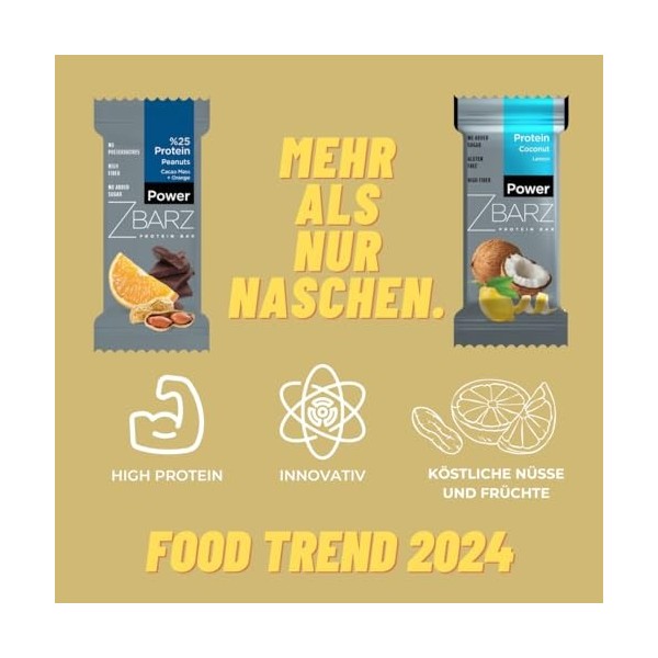 Barre énergétique Zbarz Sport à base de fruits et de noix pour un usage quotidien, vélo, randonnée - végétalien, sans sucre a