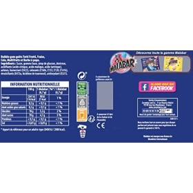 Vidal Malabar Chewing-gum Bubble Mix 214 g