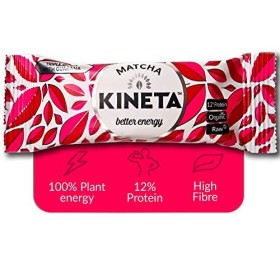 15 Barres énergétiques Matcha Biologique | Triple Baies avec Guarana | Cru | Végan | Sans Gluten | Excellent Goût