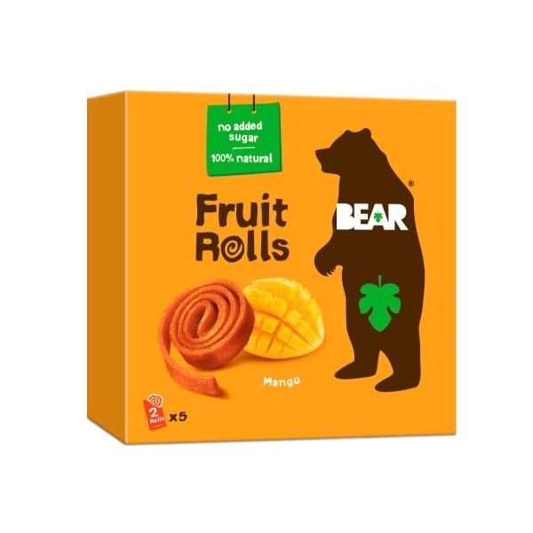 Bear Snacks aux fruits 2 x 5 paquets 