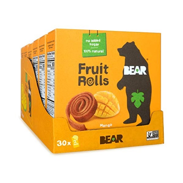 Portent Yoyos De Fruits Mangue Pack Famille 9 X 20G - Paquet de 6