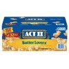 Act II Butter Lovers Microwave Popcorn, 32 Packs of 78 Grams Each