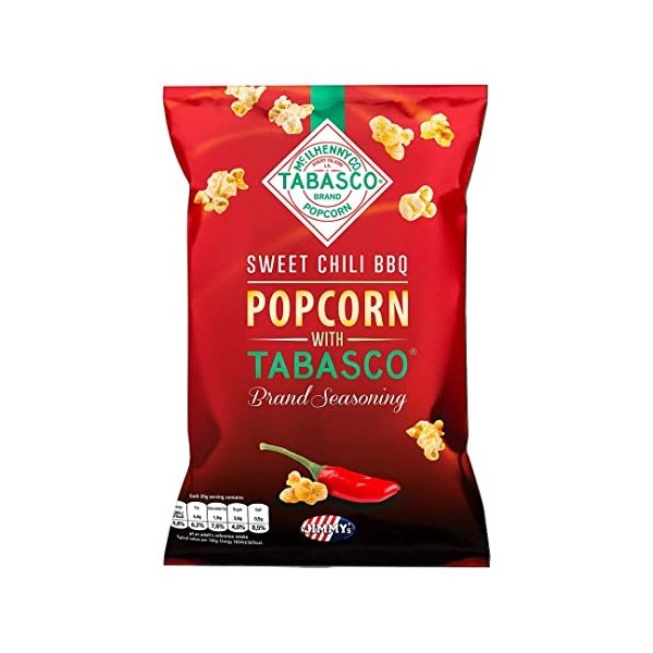 Jimmys Tabasco Popcorn Sweet Chili Bbq Big ddm 12/2022 