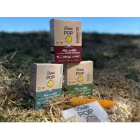 Lot découverte des saveurs [3 sucrées, 3 salées et 2 nature] - Popcorn microondables - grains de maïs à éclater