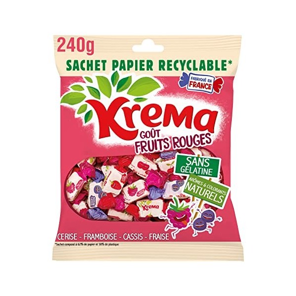 Krema Kréma Fruits Rouges 100% Recyclable 240 g