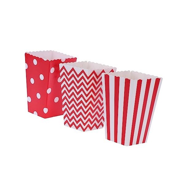 MUSISALY Lot de 30 sacs en papier pour pop-corn - Machine à popcorn - Beurre à popcorn - Réutilisable - Assaisonnement - Bonb