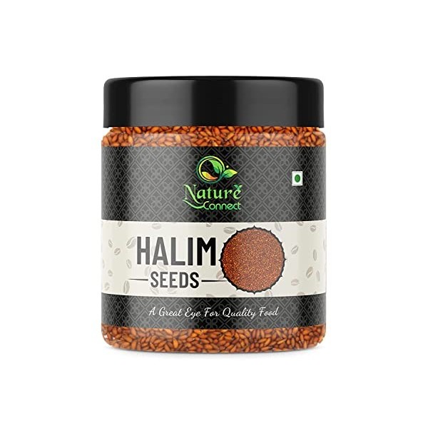Nature Connect Combo Pack of Halim Seeds Aliv Seeds - 250 g chacun Total 500 g_Emballage peut varier