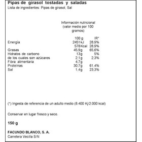 pipas blanquilla facundo 150 gr