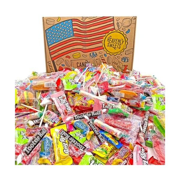 Bonbon Americain - Boîte De Fête De Bonbons Américains. Bonbons Américains Classiques - Laffy-Taffy, Jolly Ranchers! Bonbon d