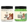 Hungry Harvest Combo Pack de Madrasi Saunf White Sweet Mint Saunf Mukhwas & Green Sugar Coated Saunf Mukhwas 300 g chacun Tot