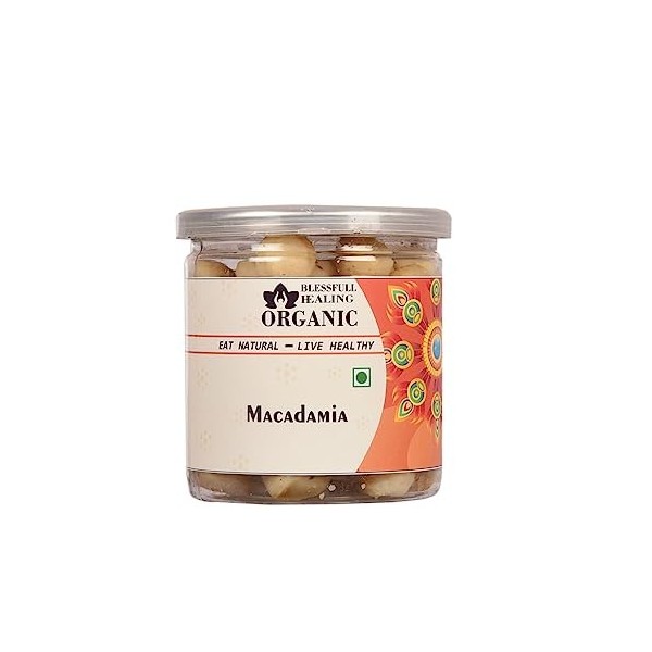 Blessfull Healing Macadamia bio 250 g Récipient hermétique emballage peut varier 