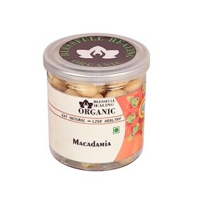 Blessfull Healing Macadamia bio 250 g Récipient hermétique emballage peut varier 