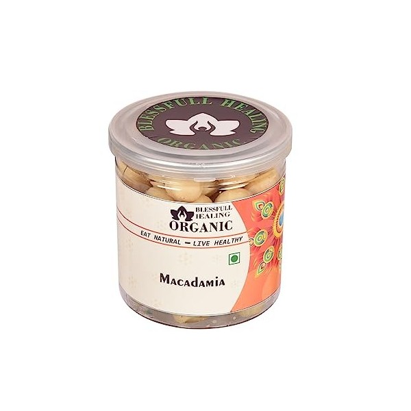 Blessfull Healing Macadamia bio 250 g Récipient hermétique emballage peut varier 
