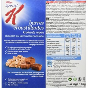 Kelloggs Special K Barre Chocolat au lait 120 g